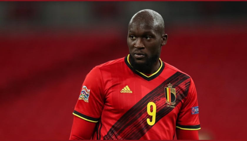 Lukaku's Official Belgium Signed Shirt, 2019