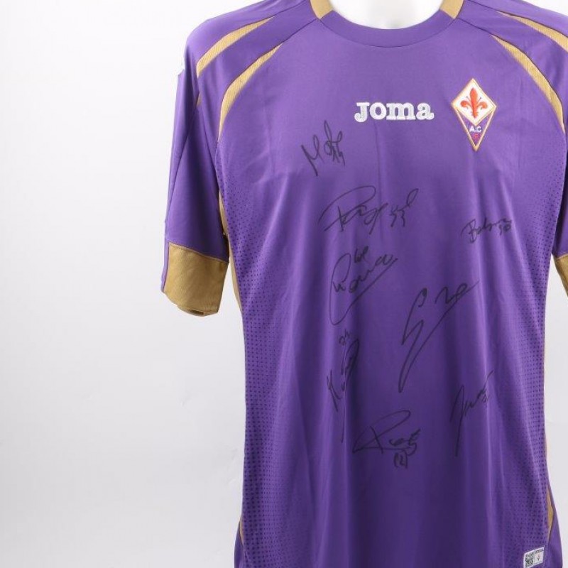 Fiorentina 2014/2015 shirt signed by the players