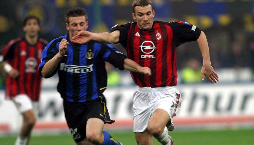 Shevchenko's Milan Signed Match Shirt, Serie A 2001/2002