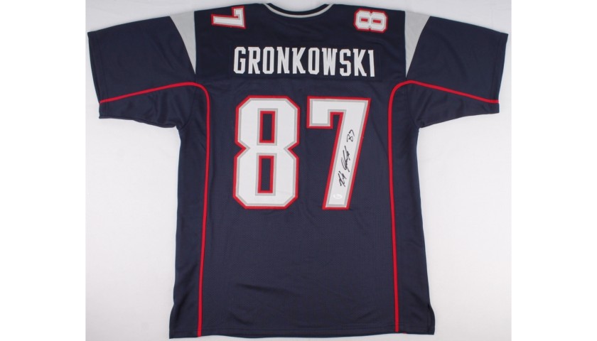 Rob Gronkowski Hand Signed New England Patriots Jersey