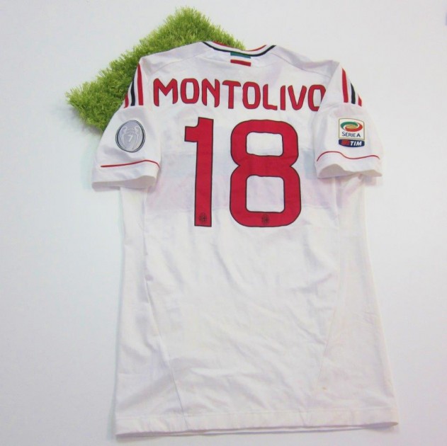 Montolivo Milan match worn shirt, Serie A 2012/2013