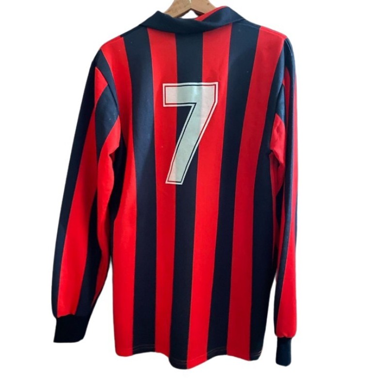 Donadoni's Milan Match-Issued Shirt, 1987/88