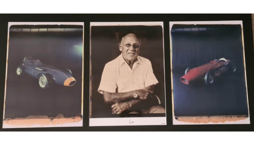 Limited Edition Sir Stirling Moss Signed Polaroid Collection