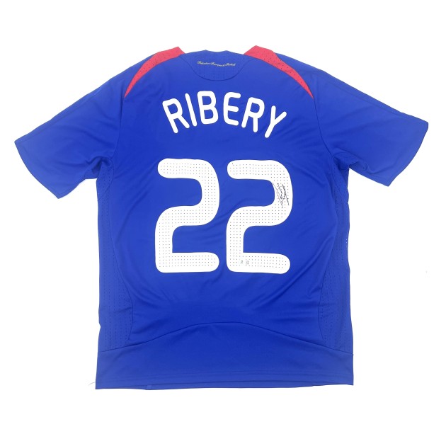 Franck Ribéry's France 2006 Signed Shirt