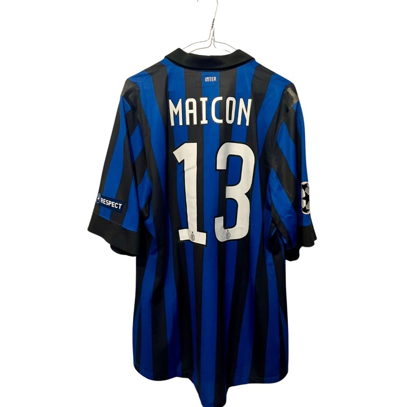 Maglia gara Maicon, Inter vs Olympique Marsiglia 2012