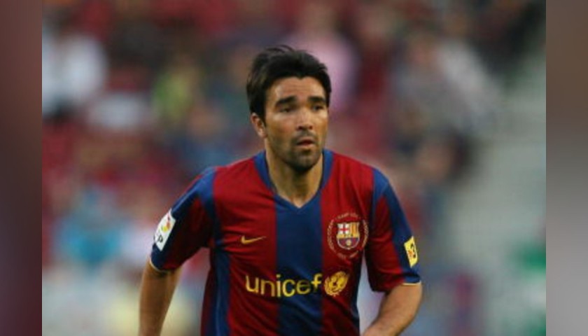 Deco's Official Barcelona Signed Shirt, 2007/08