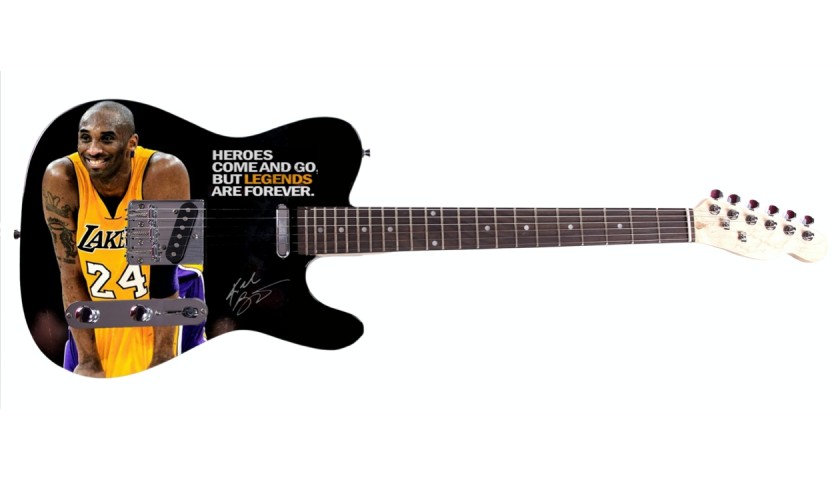 Kobe Bryant Guitar with Digital Signature