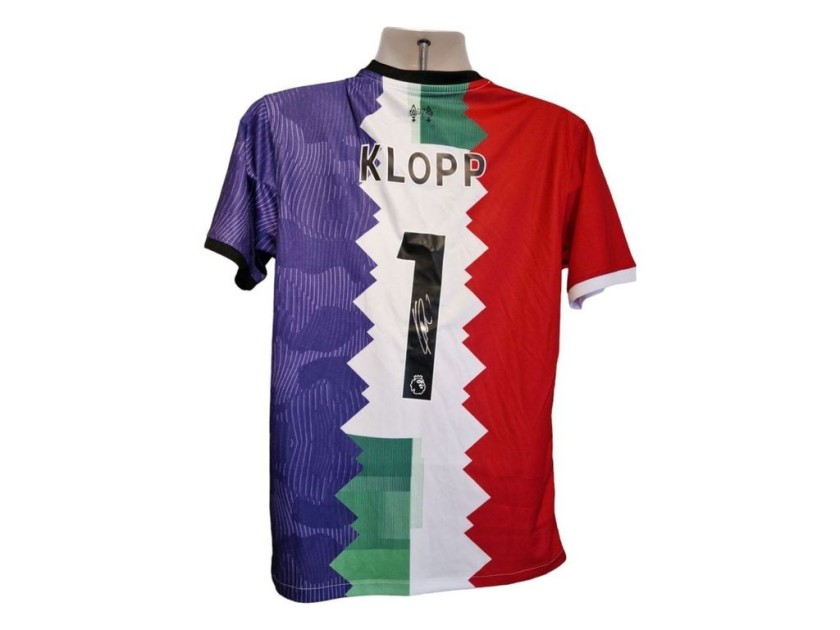 Jurgen Klopp's Liverpool 2023/24 Signed Replica Shirt 
