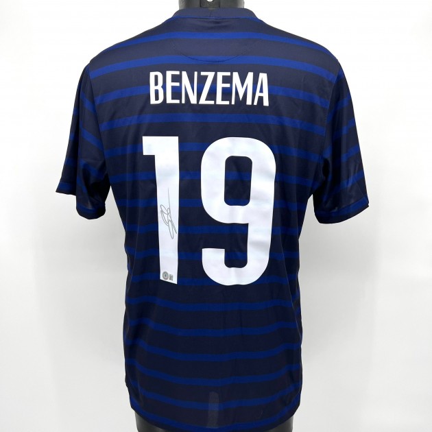 BENZEMA #19 France Jersey 2022 Authentic Home World Cup