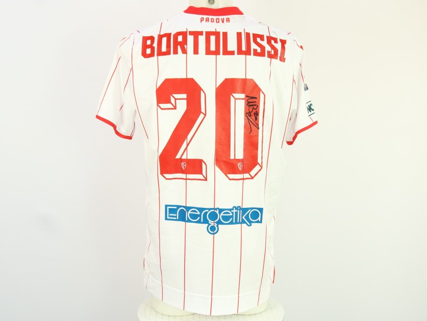 Bortolussi's Unwashed Signed Shirt, Padova vs Triestina 2024 