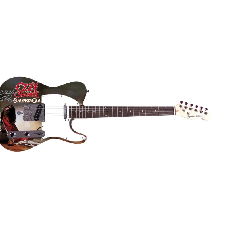 Ozzy Osbourne Autographed Custom Blizzard Of Ozz Guitar