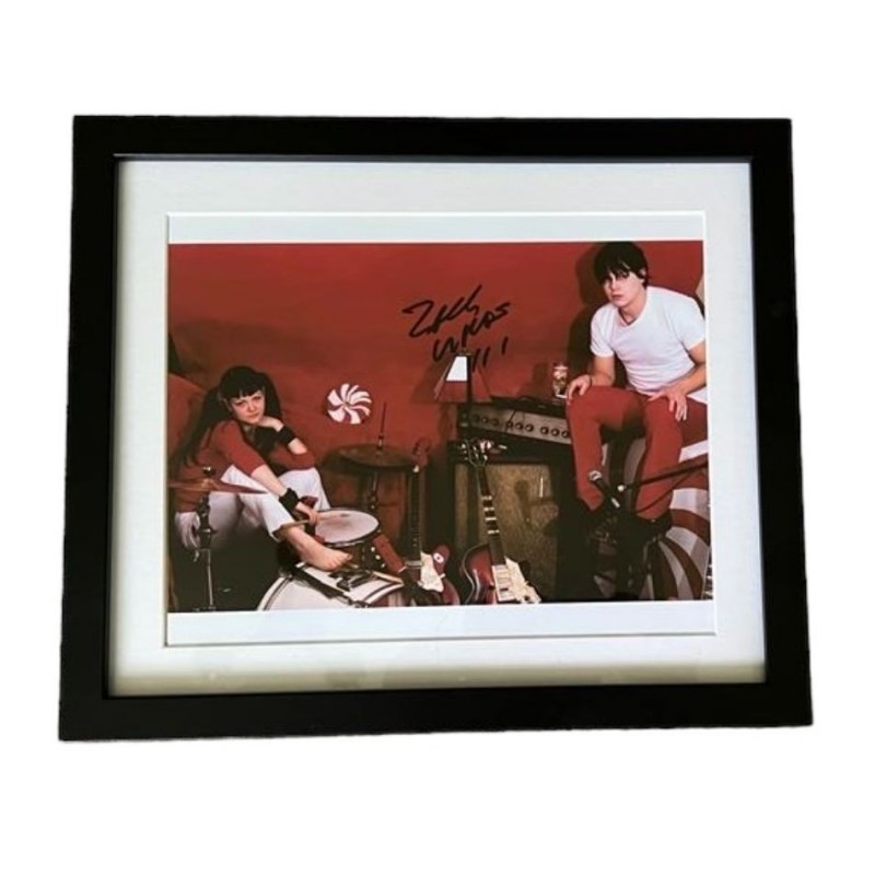 Jack White of The White Stripes Signed and Framed Photograph
