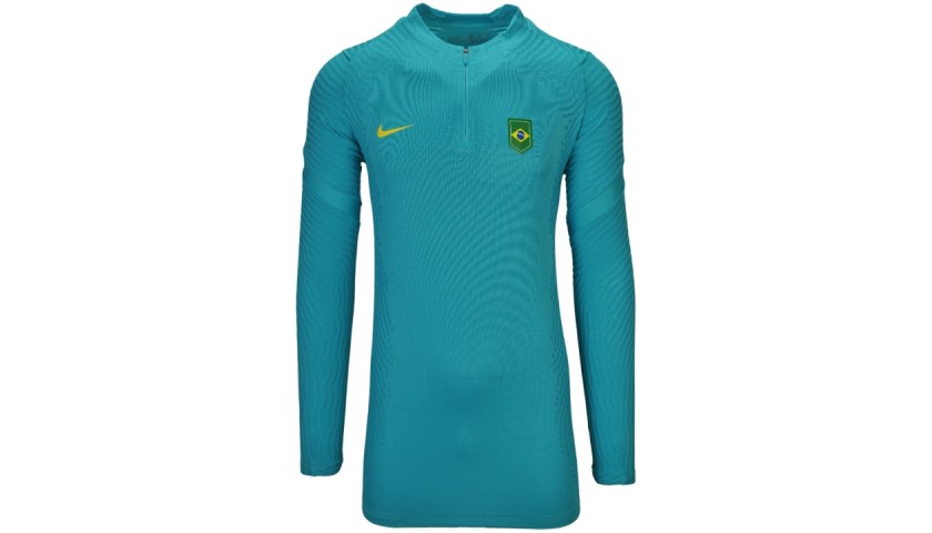 Brazil Training Shirt, 2017 - Signed by Neymar - CharityStars