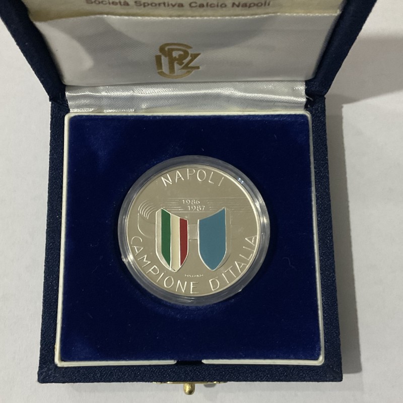 Medaglia ufficiale Napoli Celebrativa Scudetto 1986/87