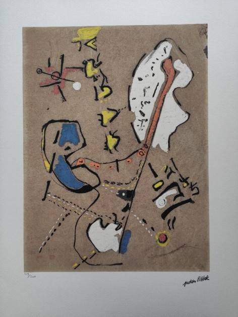 Untitled Lithograph Signed by Jackson Pollock