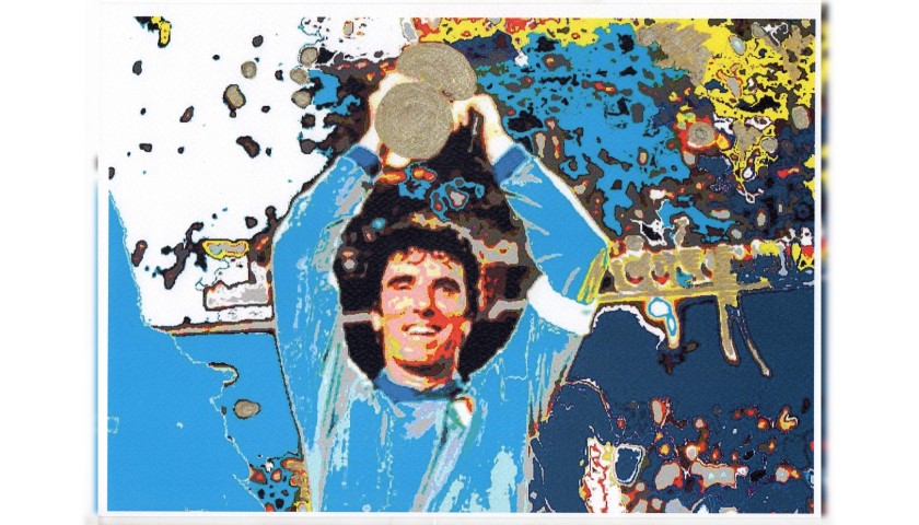 Dino Zoff - Signed Pop Artwork by Gabriele Salvatore 