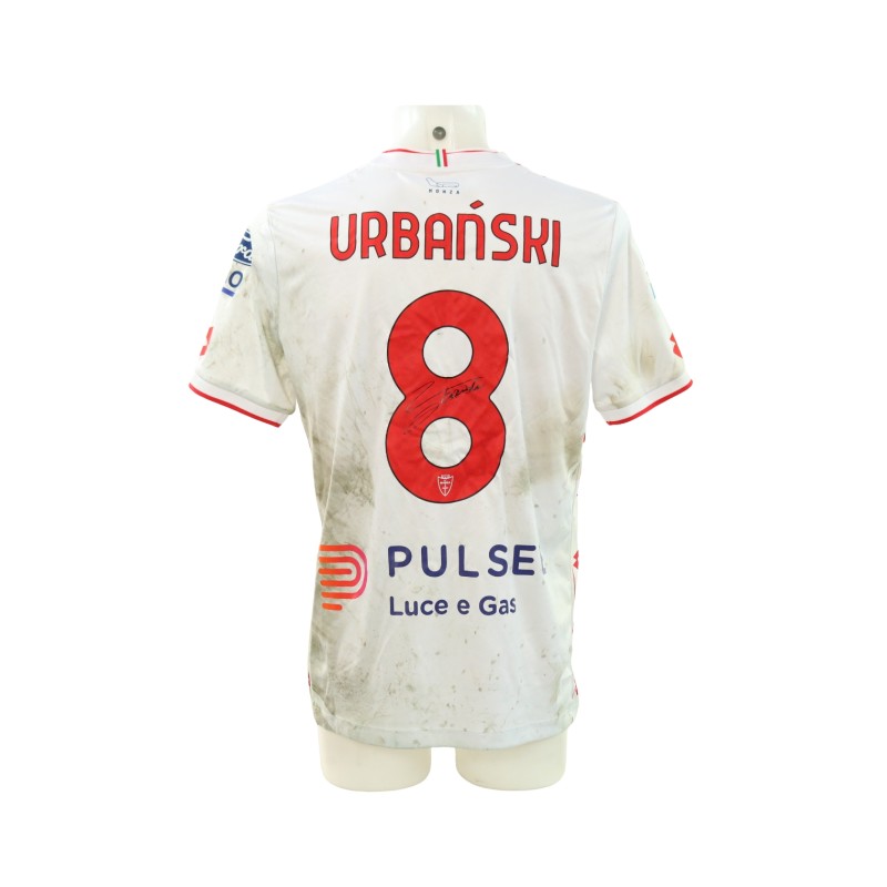 Urbanski's Signed Unwashed Shirt, Genoa vs Monza 2025