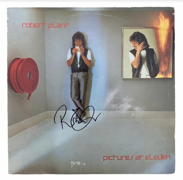 Robert Plant Signed Pictures At Eleven Vinyl LP - CharityStars