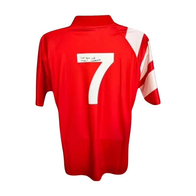 Dean Saunders Signed Liverpool 1991/92 Home Football Shirt