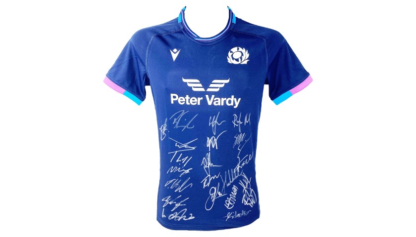 Scotland's Rugby Team Signed Shirt