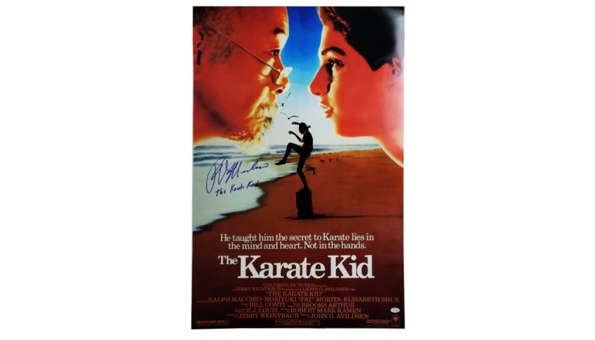 Karate Kid Autographed Poster