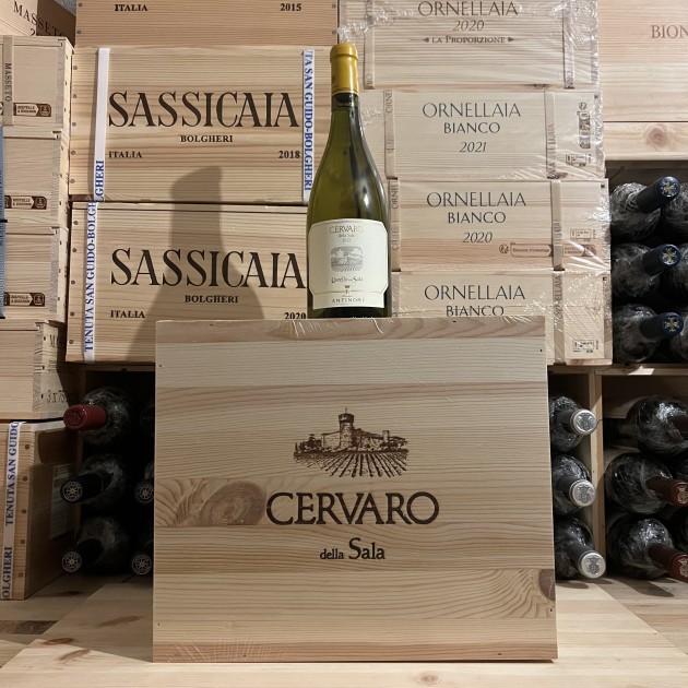 Cervaro della Sala 2019 Castello della Sala Marchesi Antinori - Cassa Legno 6 Bottiglie