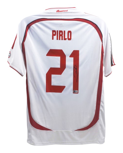 Andrea Pirlo's AC Milan Signed Replica Shirt