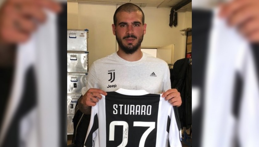 Sturaro's Match-Worn/Signed Juventus-Milan Shirt, 2018 TIM Cup Final