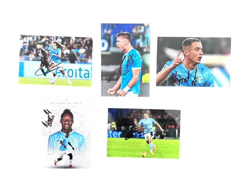 Guendouzi, Patric, Noslin, Pellegrini and Marusic's Collection of Five Signed Photographs