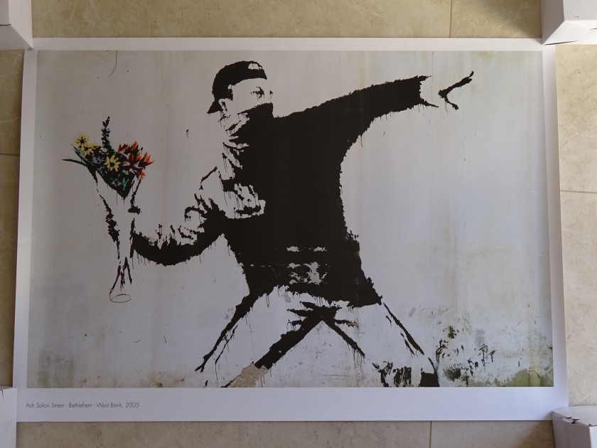 "Flower Thrower" - Banksy, Moco Museum
