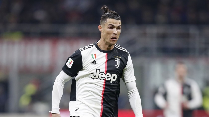 Ronaldo's Juventus Match Signed Shirt, Coppa Italia 2019/20