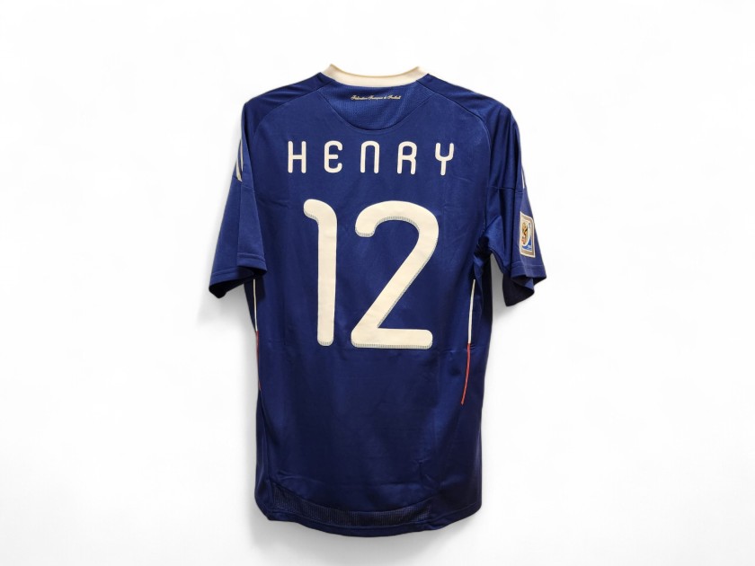 Thierry Henry's France 2010 World Cup Match-Issued Shirt