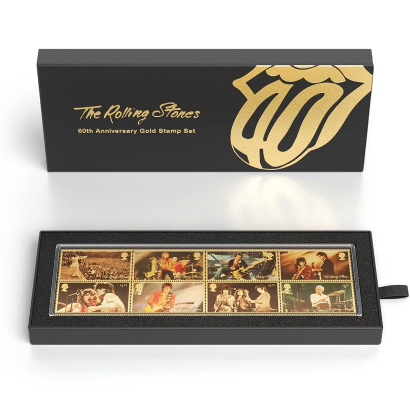 Royal Mail - Gold Stamps of The Rolling Stones