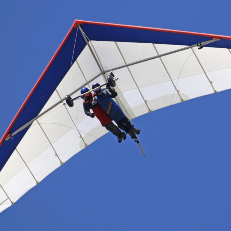 Mountain Tandem Hang Gliding for One with a 2-Night Hotel Stay for Two