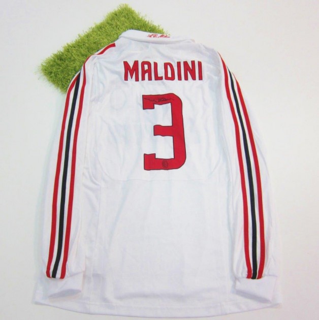 Maldini Official AC Milan Signed Shirt, 2008/09 - CharityStars