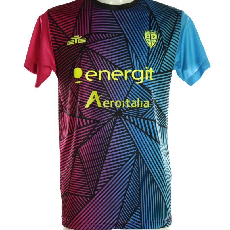 Raterink's Cagliari Signed Pre-Match Unwashed Shirt, 2025/26