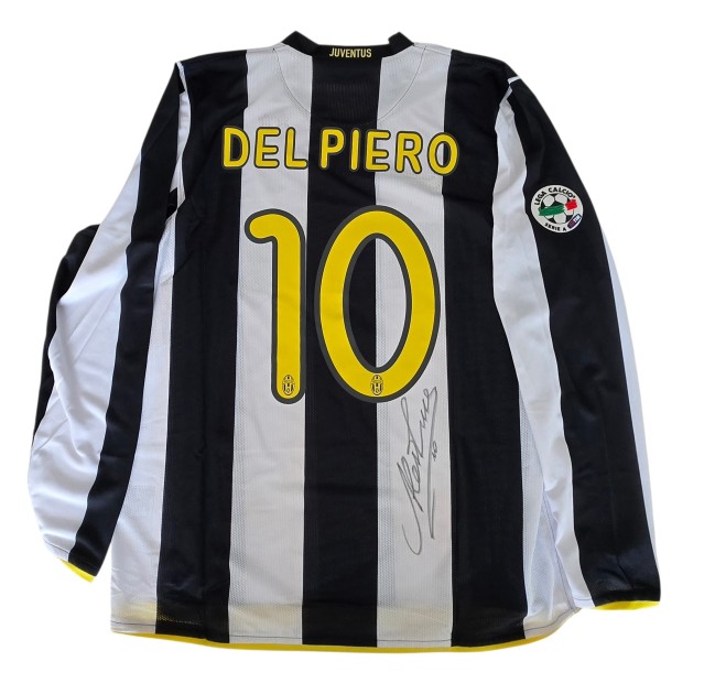 R - Maglia Gara Del Piero Inter vs Juventus, 2008 - Autografata