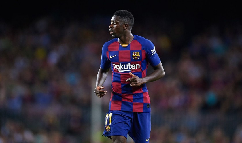 Maglia Ufficiale Dembele Barcellona, 2019/20 - Autografata