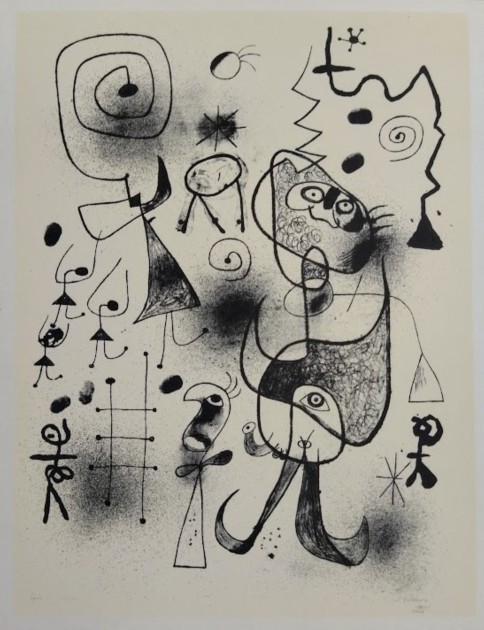 Lithograph by Joan Miró 