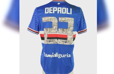 U.C. Sampdoria: all'asta su CharityStars le maglie con le foto di Gianluca Vialli