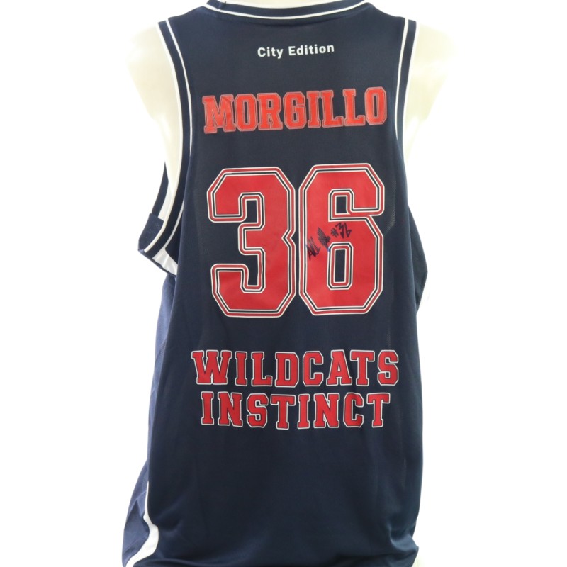 Morgillo's Urania Basket "Special Edition" Signed Match-Worn Away Jersey, 2025/26