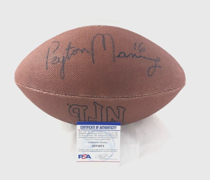 Official Football - Signed by Peyton Manning