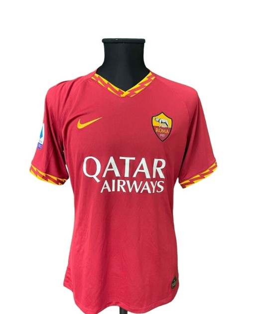 Dzeko's Roma Match-Issued Shirt, 2019/20