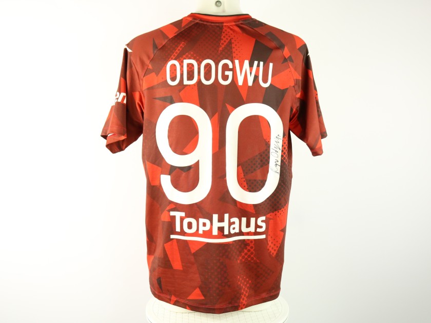 Odogwu's unwashed Signed Shirt, Ascoli vs Sudtirol 2024