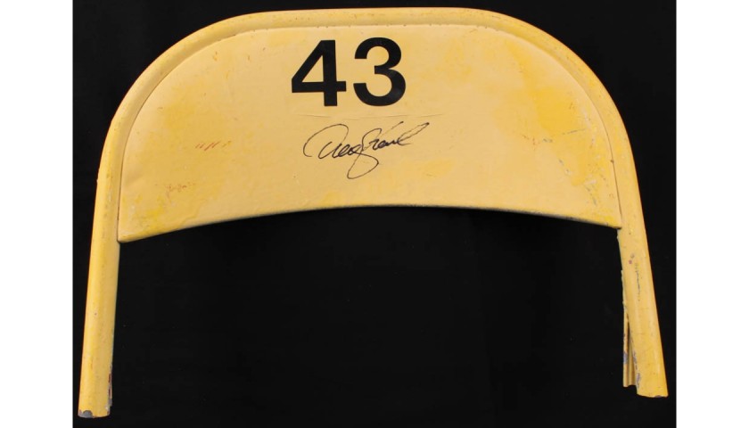 Denny Hamlin Signed Original Daytona International Speedway Seat Back