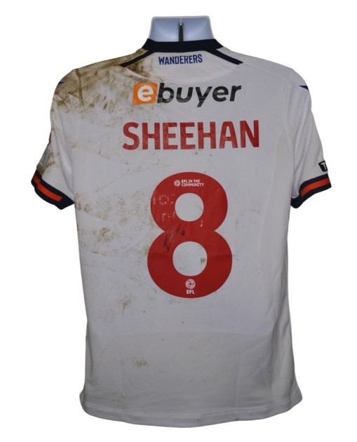 Maglia Unwashed Josh Sheehan Bolton Wanderers, vs Charlton - Autografata