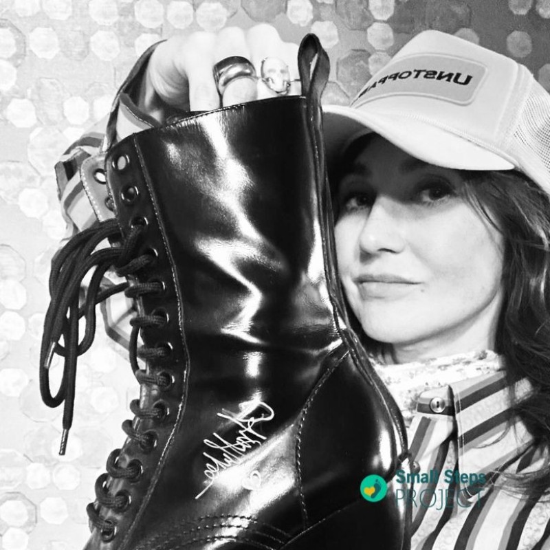 Carice Van Houten's Worn and Signed Boots