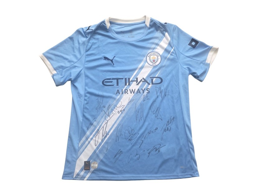 Manchester City 2025/26 Team Signed Official Shirt