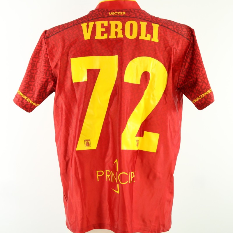 Veroli unwashed shirt Catanzaro vs Como 2023