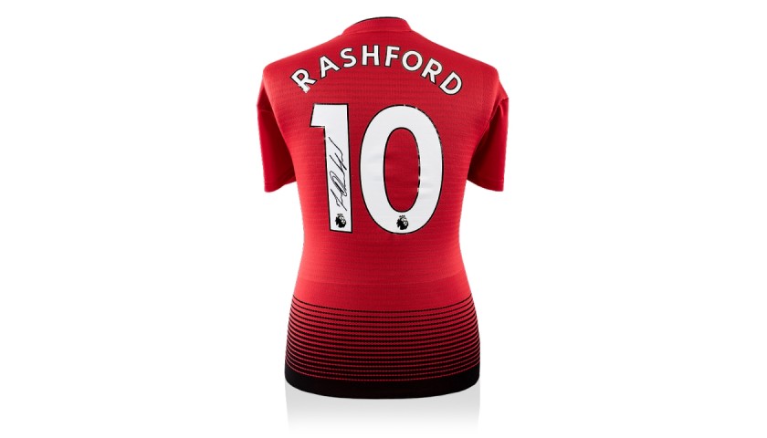 Marcus Rashford Manchester United 2018-19 Home Shirt, Signed